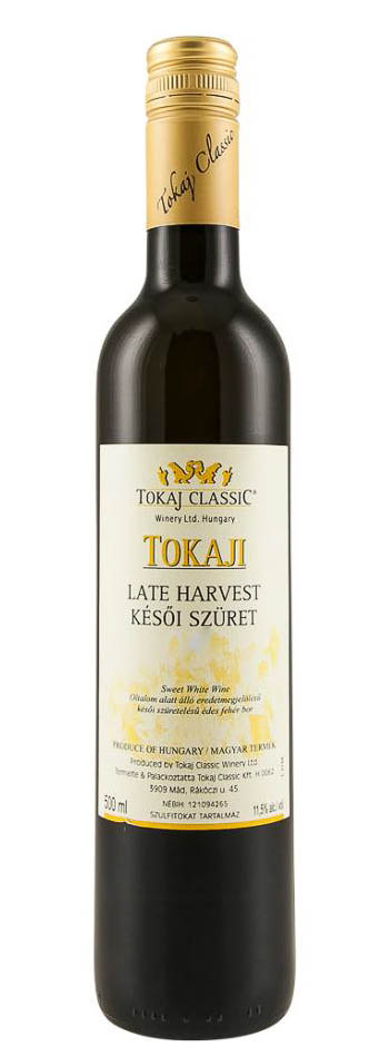 2011 Tokaj Classic Late Harvest